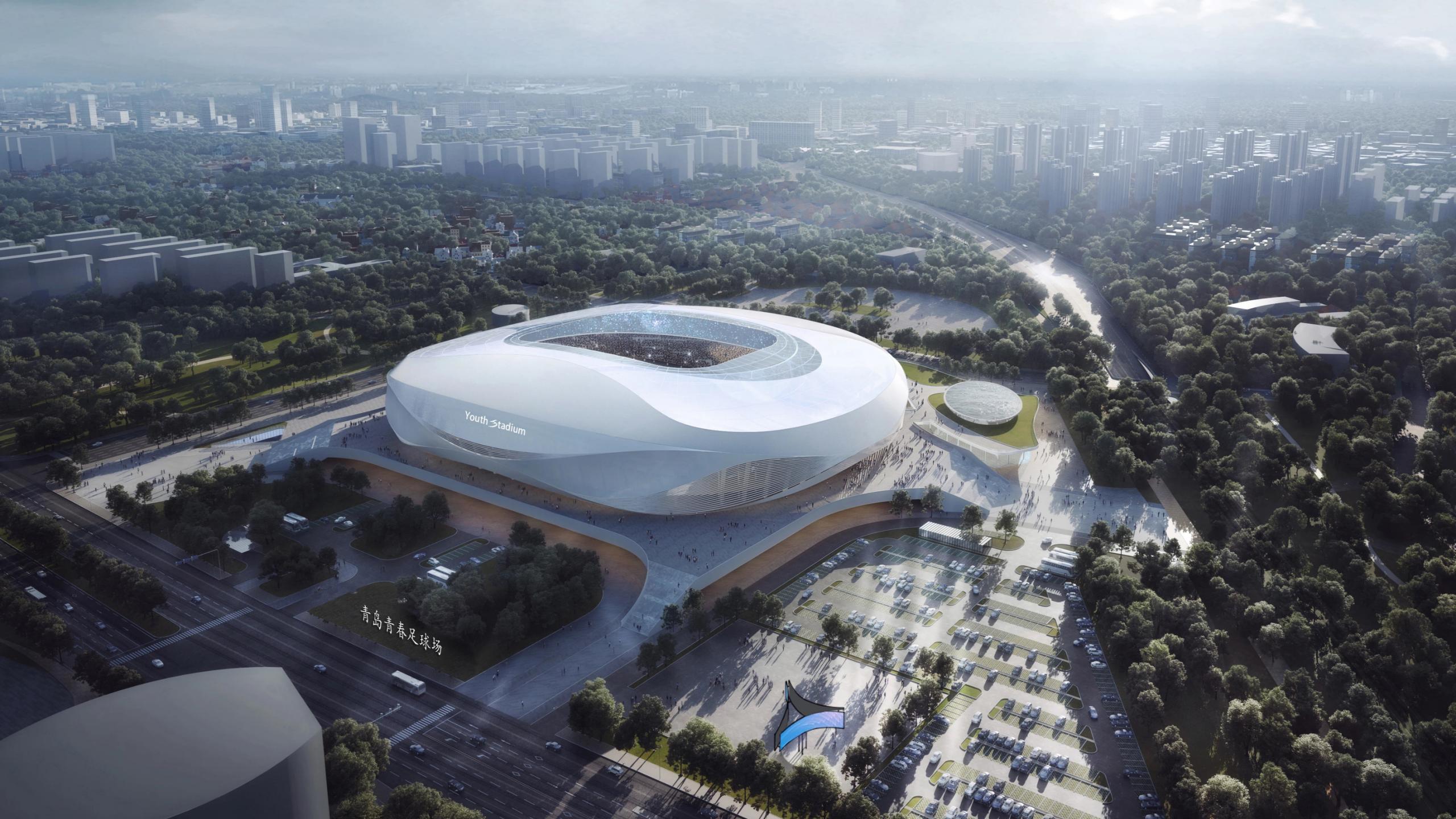 Asian Cup Qingdao Basketball badminton hall